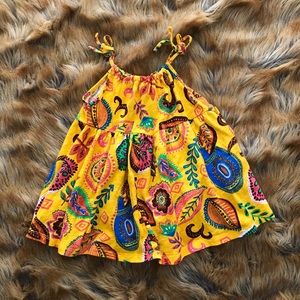 Zara girls boho dress sz4